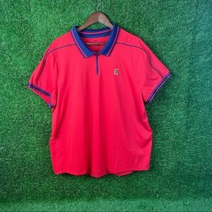 Nike  Dri-FIT ADV Slam Men's Tennis Polo 1/4 zip.